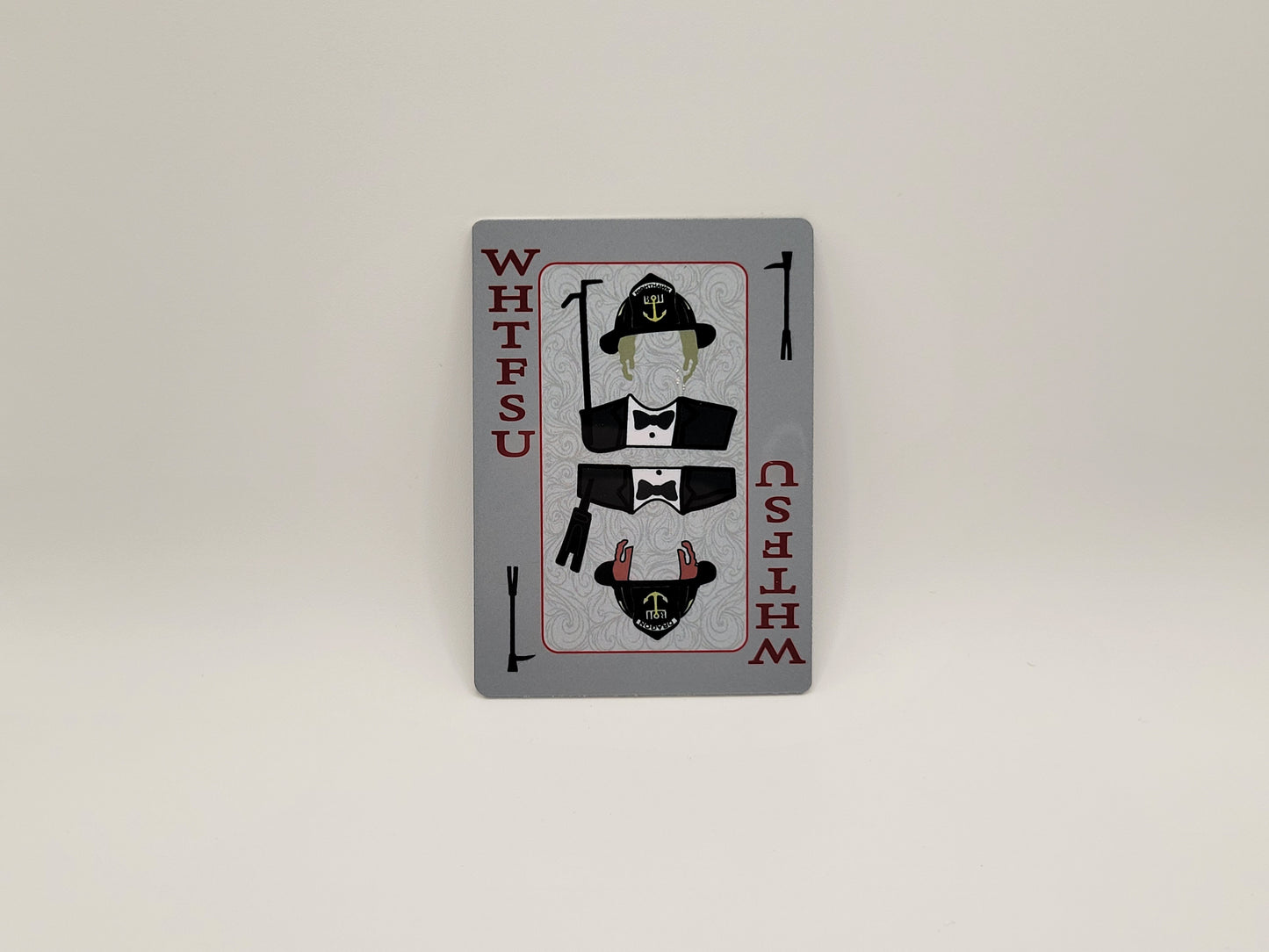 WHTFSU, step brothers version 2 playing card