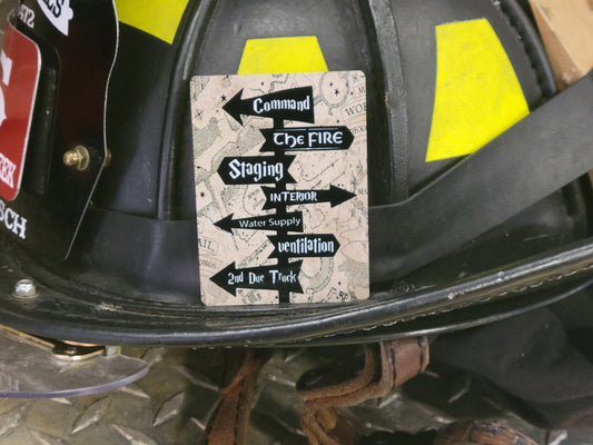 Harry Potter sign pole playing card