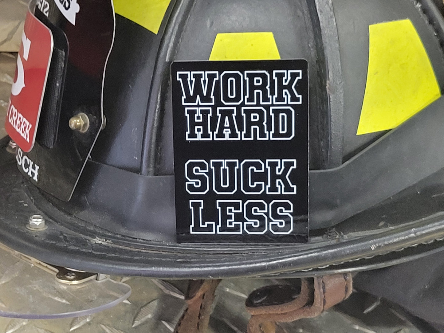 Work Hard, Suck Less playing card