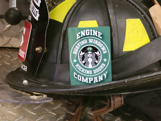 Engine Company playing card