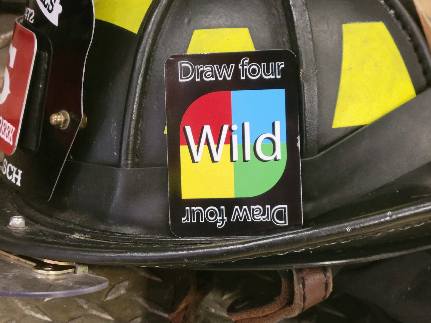 Uno draw four playing card