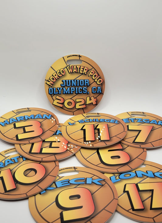 Custom made bag tags