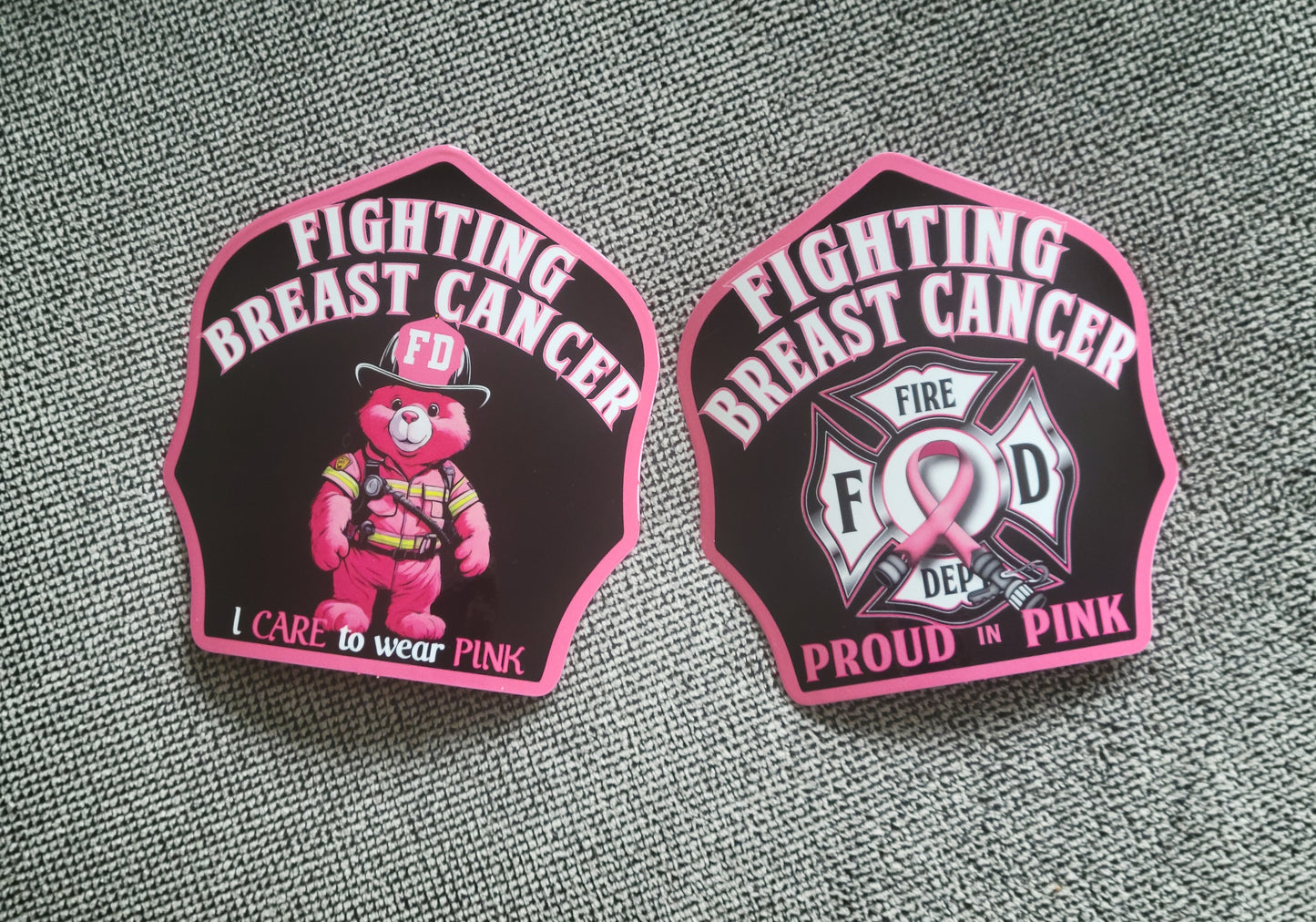 Breast Cancer Awareness Firefighter Helmet Shields
