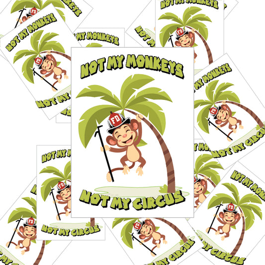 Not My Monkey, Not My Circus playing card