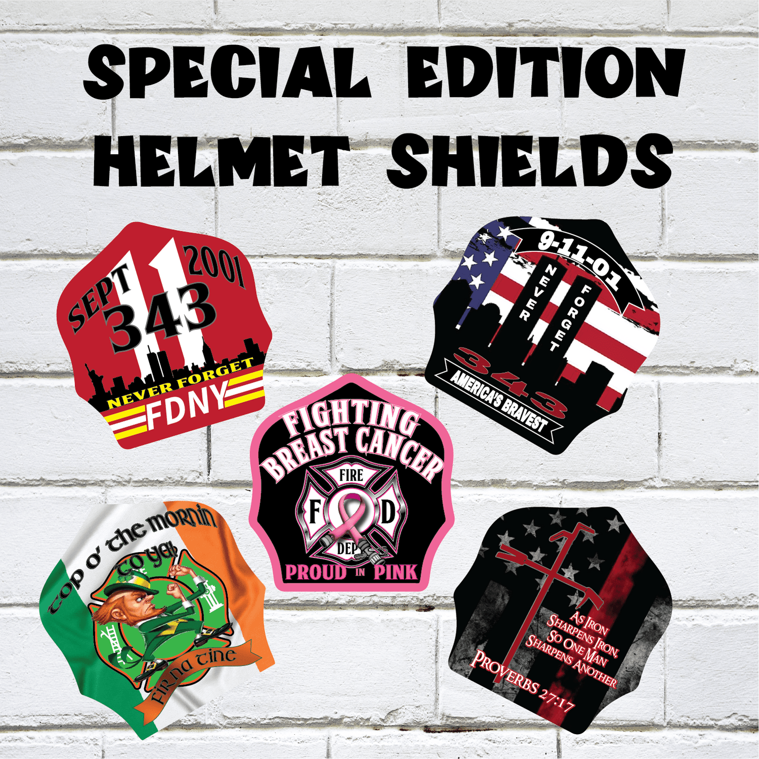 Special Edition Helmet Shields