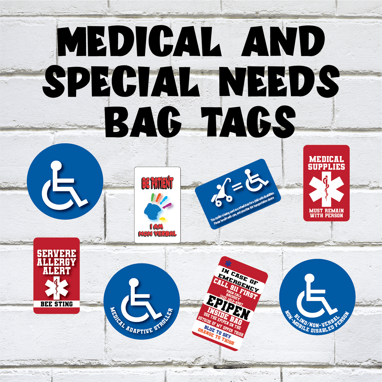 Medical and Special Needs Tags