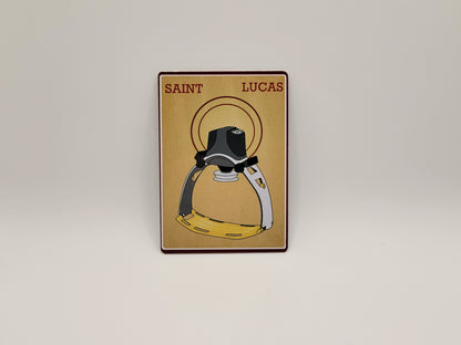 Saint Lucas playing card