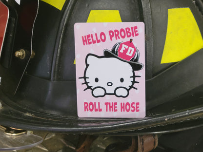 Hello Probie, roll the hose playing card