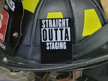 Straight Outta Staging playing card