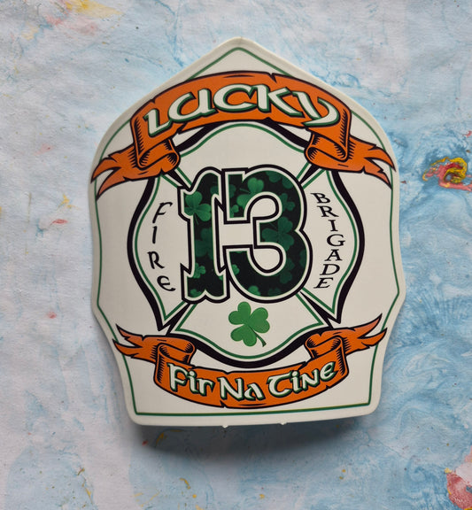 Lucky 13,  Fir Na Tine,  St Patty's day shield