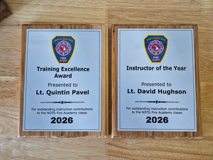 Award Plaque 7x9 - Budget Friendly Recognition Award for Promotions, Retirement & Years of Service