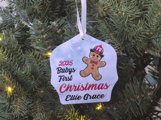 Baby's fire Christmas mini helmet shield