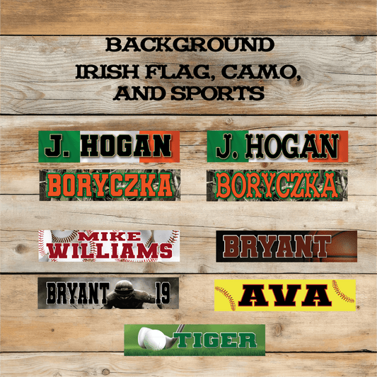 Irish Flag, Camo, and Sports Backgrounds