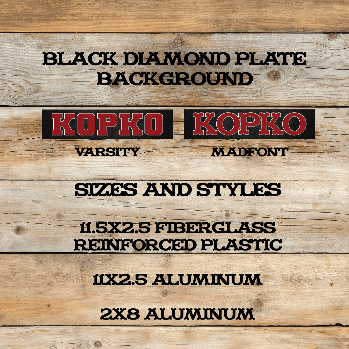 Diamond Plate Series