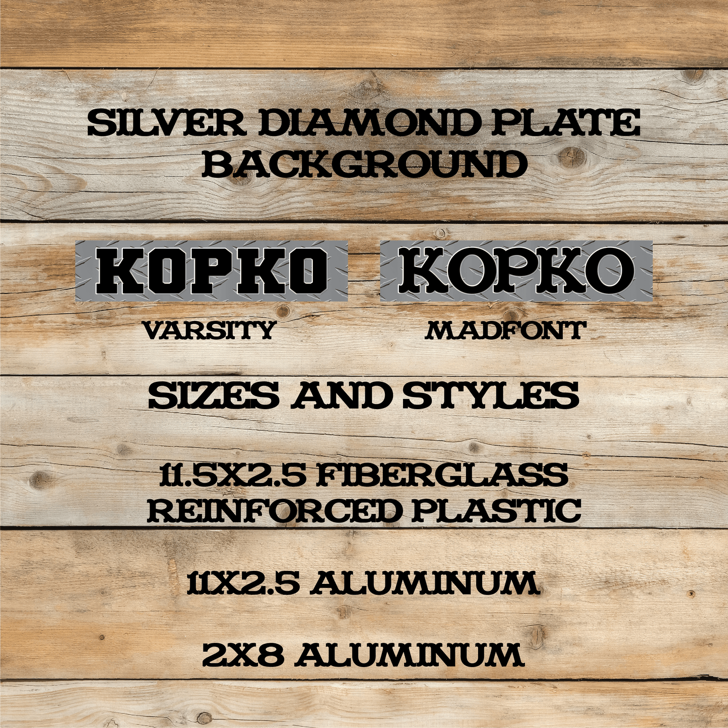 Diamond Plate Series