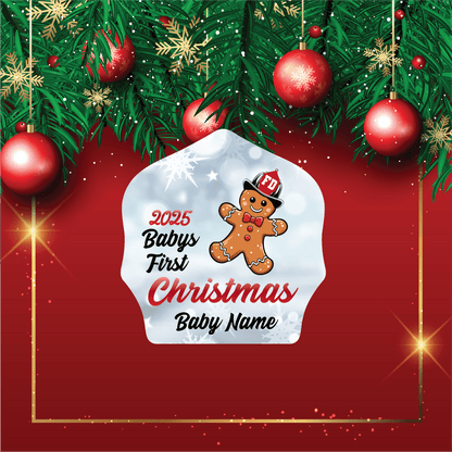 Baby's fire Christmas mini helmet shield