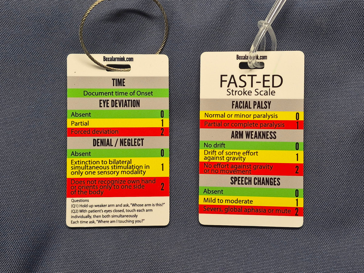 FAST-ED stroke reference tags.